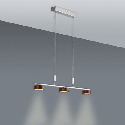 LED-drievoudige hanglamp "Triberg"