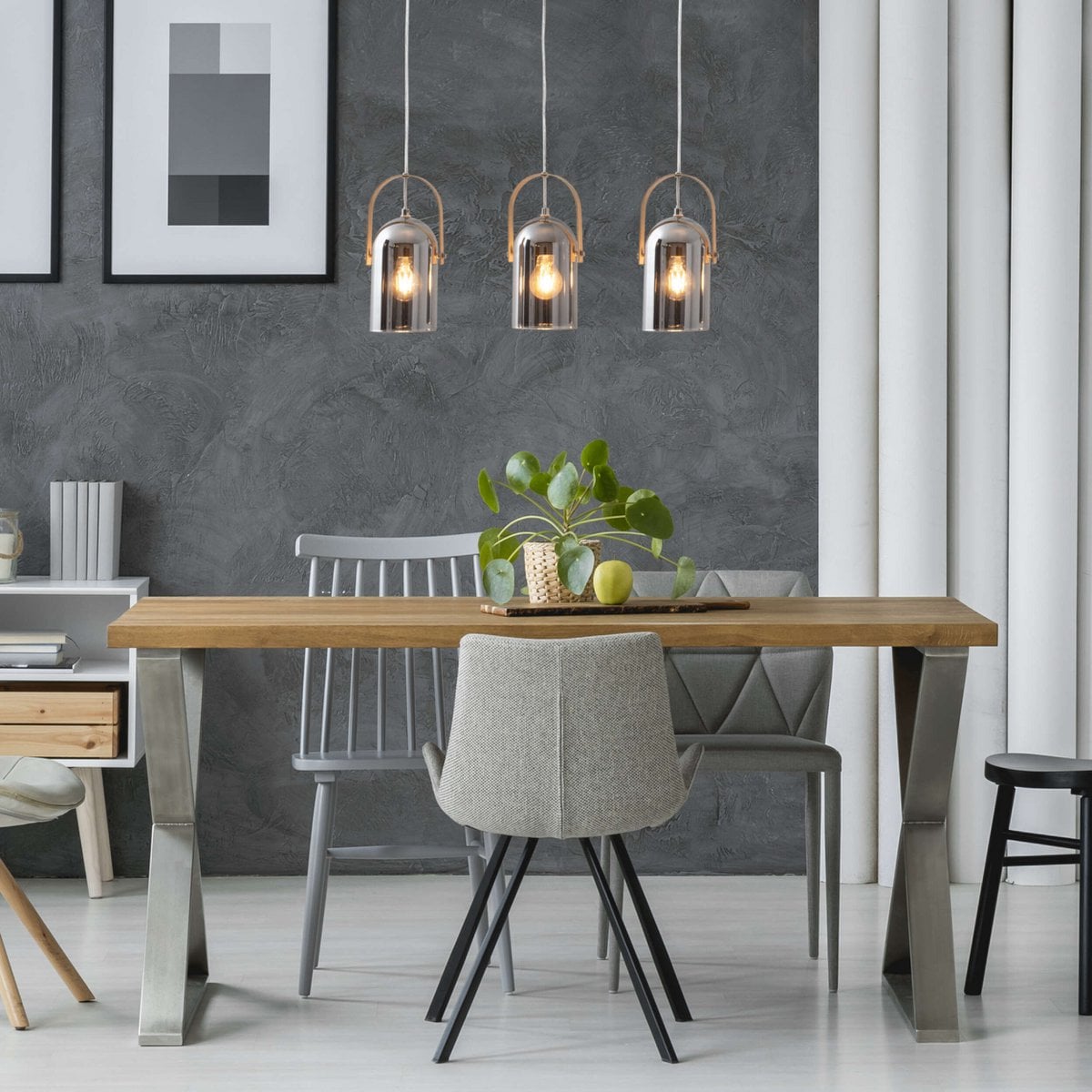 3e slinger "glas" L: 58 cm