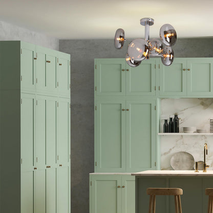 Plafondlamp "Orion" Smoky, Ø Caug.