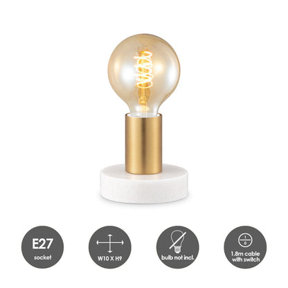 Home sweet Home Moderne Gold Tafepllam - 10 x 10 x 9 cm