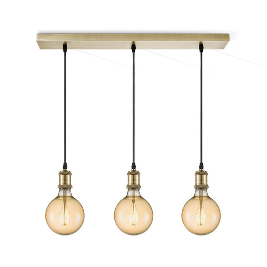 Home Sweet Home Hanglamp Basic Vintage - Messing - 66x12x109cm