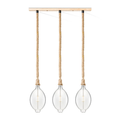 Home Sweet Home hanglamp Leonardo Ovaal - 3L G180 - dimbaar E27 helder