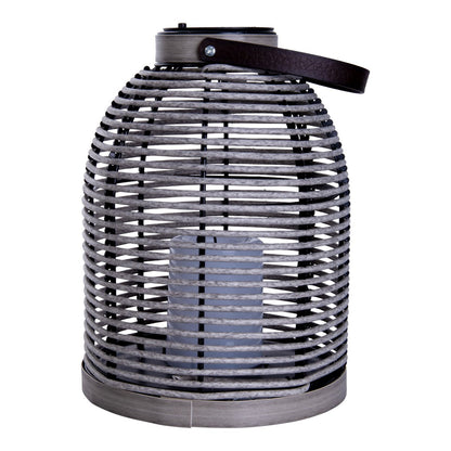 LED ZONNELIJKE LICHT "KORBINIAN" Decoratie voor het buitengebied gemaakt van metaal en plastic in grijs, met stevig ingebouwde LED's