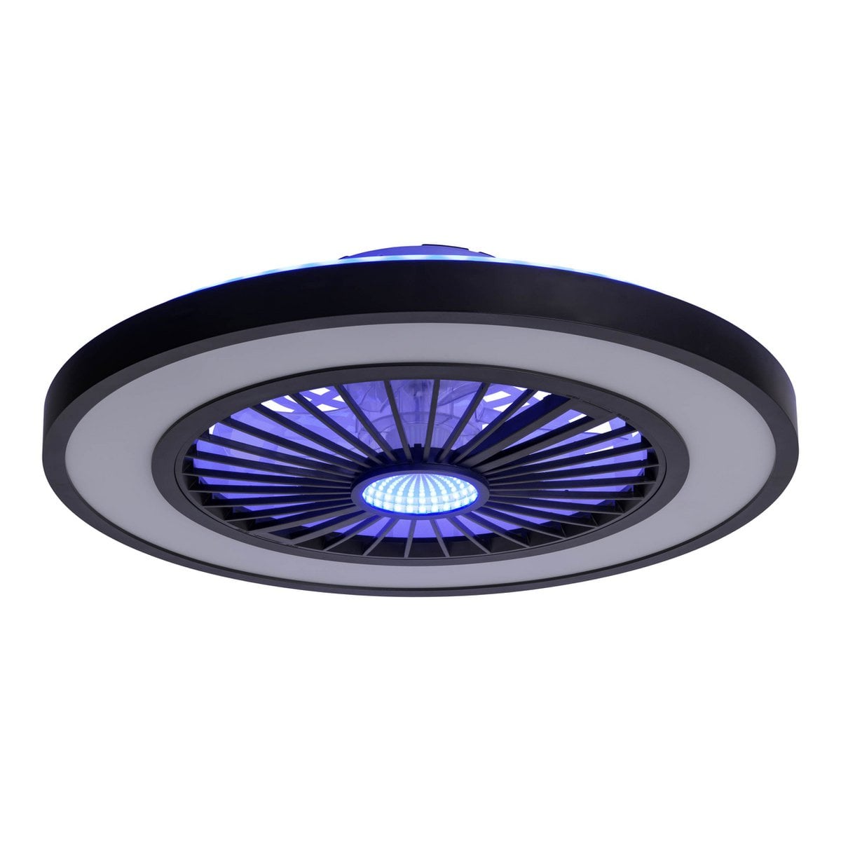 LED -plafondlichten + ventilator "arrioso" Ø 54 cm, gemaakt van metaal en plastic, met veel functies