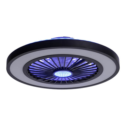 LED -plafondlichten + ventilator "arrioso" Ø 54 cm, gemaakt van metaal en plastic, met veel functies