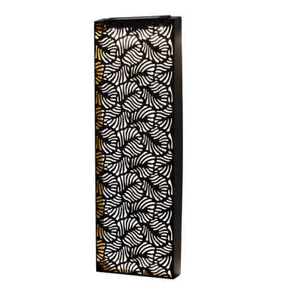 Zonne- /decollicht "IMA" gemaakt van zwart metaal, warm wit, met schemeringsensor, ca. 61,7 cm hoog, voor de buitenruimte