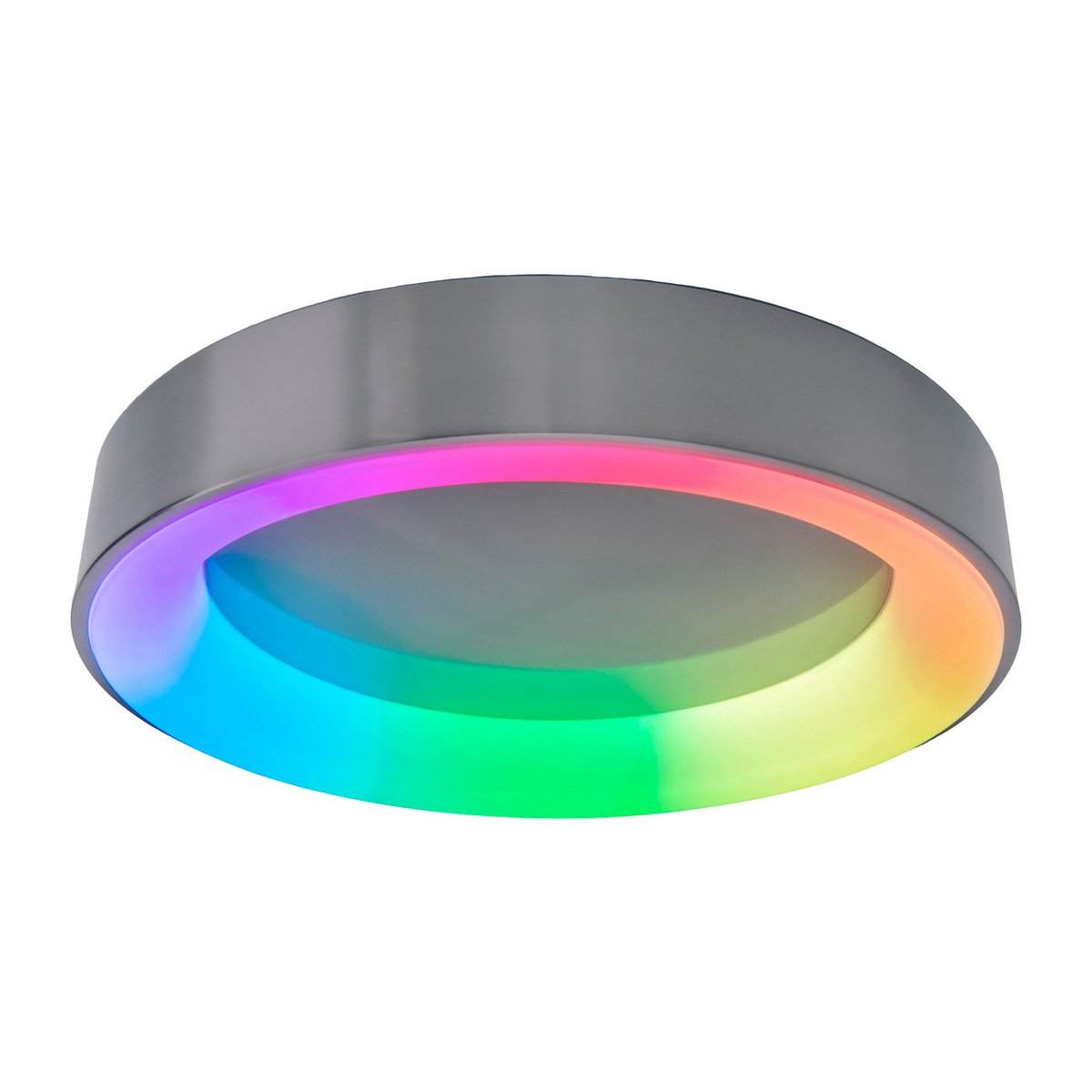 LED -plafondlamp "multo" Ø 46,5 cm, veel functies, gemaakt van metaal en plastic, met geïntegreerde LED's, verlichting voor woonkamer, kantoor of nachtkastje