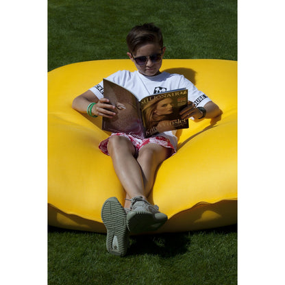 FLOAT BEAN BAG ZWEMBAD - geel