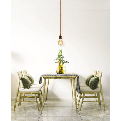 Metalbaldachin "Ontario" decoratieve hanglamp gemaakt van metaal in alt-messing en jute, E27-versie, verlichting voor woonkamers of kantoor.