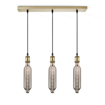 Home Sweet Home hanglamp vintage Tube 3 LED lamp G78 dimbaar E27 rook