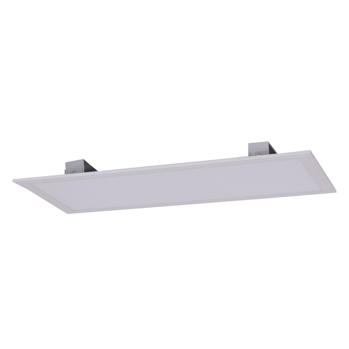 LED -assemblagepaneel "Sorriso", montagelamp gemaakt van metaal en plastic in wit met stevig ingebouwde LED's, 30 x 60 cm voor interieurs