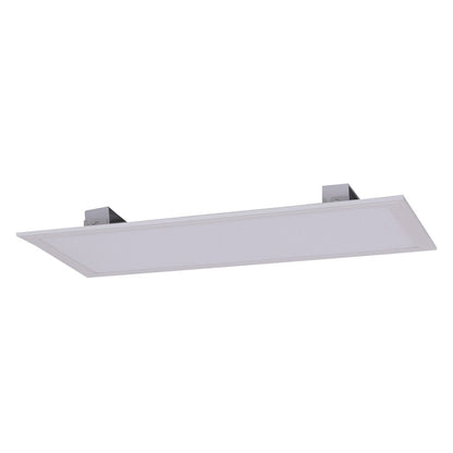 LED -assemblagepaneel "Sorriso", montagelamp gemaakt van metaal en plastic in wit met stevig ingebouwde LED's, 30 x 60 cm voor interieurs