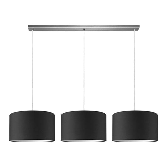 Home Sweet Home hanglamp Beam 3L, E27, zwart Lampenkap, 40cm