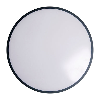 LED -plafondlamp "Irvine", metalen plafondlamp, wit, wit, met stevig ingebouwde LED's, voor eetkamer, woonkamer, hal of kantoor, Ø30,5 cm