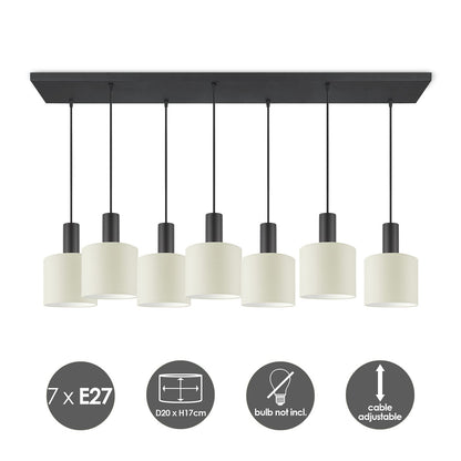 Home Sweet Home hanglamp Bling-Xxl Bar 7L-Beige-20cm