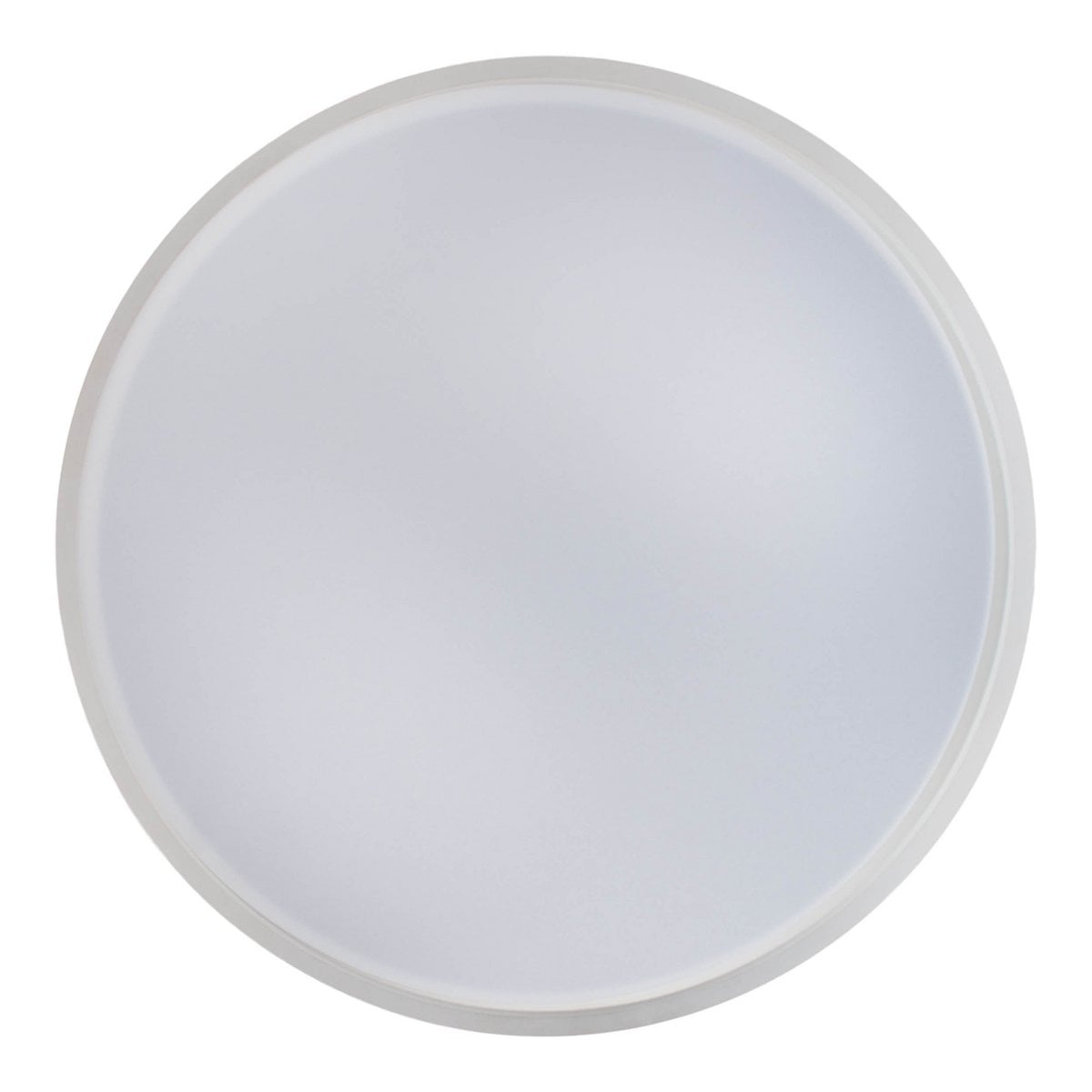 LED-plafondlicht "Lola" Ø van 50 cm, 9 cm hoog, metaal en plastic in bruin en wit, geïntegreerde LED's, 1900 lm, dimmable, CCT-functie 3000-6500 K, nachtlichtfunctie