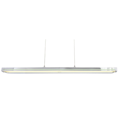 LED hanglamp "balk" in totaal 18W, 100 cm lang, met stevig ingebouwde LED's, dimbaar, kleurtemperatuur verstelbaar, voor eetkamer en kantoor