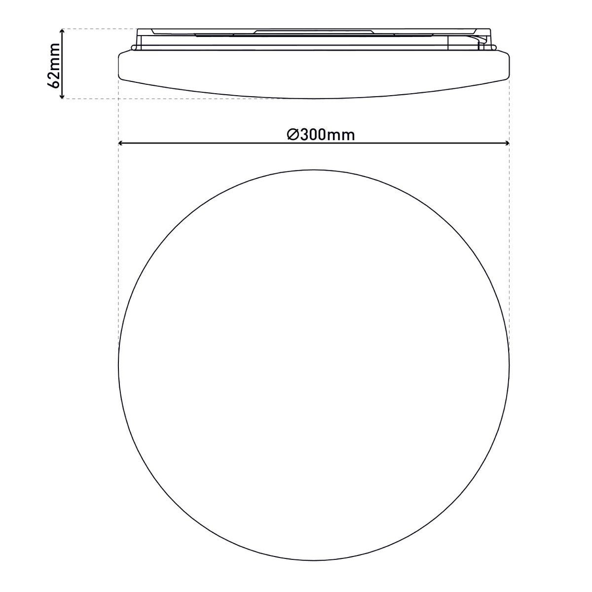 LED -plafondlicht "Fontana" met bewegingsdetector