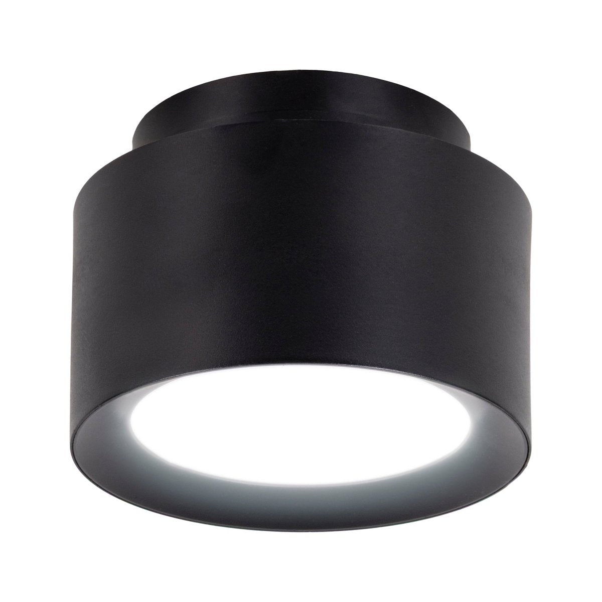 LED Spot D: 14 cm zwarte "Trimes"