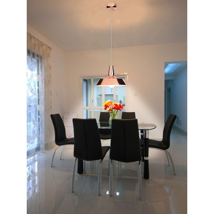 "Koperen" hanglamp d:36cm