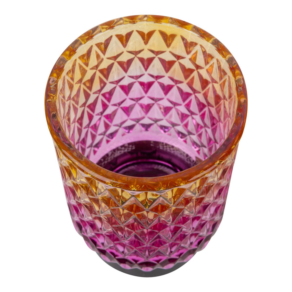 Zonne -decoratieve spiesjes "Mila" 2 set, Ø 8,3 cm, 25 cm hoog, zwart metaal, zwaar, gestructureerd glas in rood/geel en in blauw/groen, geïntegreerd LED, warm wit