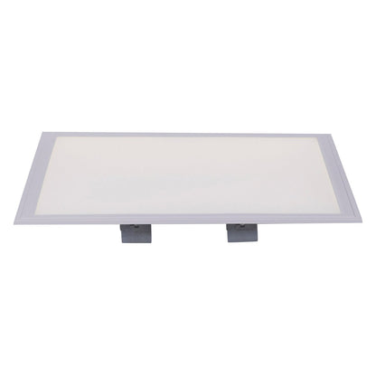 LED -assemblagepaneel "Sorriso", montagelamp gemaakt van metaal en plastic in wit met stevig ingebouwde LED's, 45x45 cm voor interieurs