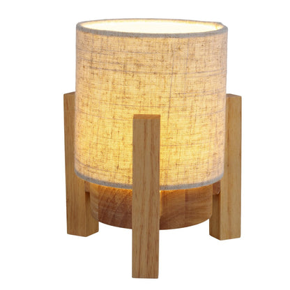 Battery-powered Lamp "Madita" 19 cm high, in white/natural, with integrated LED, dimmable with touch sensor