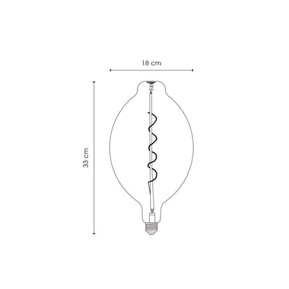 Home Sweet Home dimbare LED Carbon E E27 4W 100Lm 1800K Rook