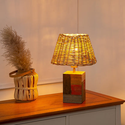 Home Sweet Home tafellamp voet Tora 12/12/28cm - Veelkleurig