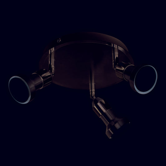 3er LED Wand- en Deckenspot "Motril"