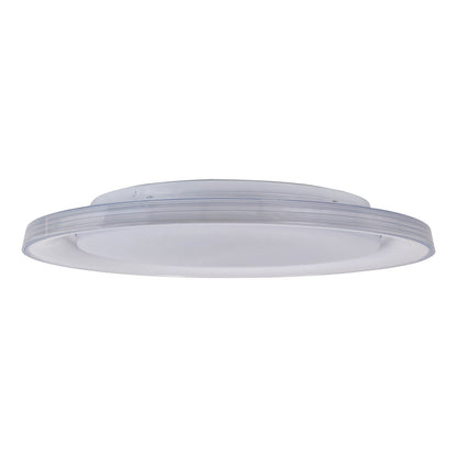 LED-plafondlicht "Claire" Ø 50,5 cm, 7,5 cm hoog, metaal en plastic in wit, geïntegreerde LED, 1600 lm, dimable, CCT-functie, 3000-5000 K, nachtlichtfunctie
