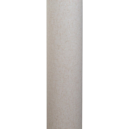 Staande lamp "Beate" Natuur van metaal en een tekstblazer in de natuur, E27 -aansluiting, vloerlamp voor eetkamer, woonkamer, gang of kantoor, ca. 110 cm hoog