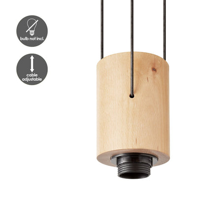 Home Sweet Home verlichtingspendel Tripe 15/15/135cm - natuurlijk
