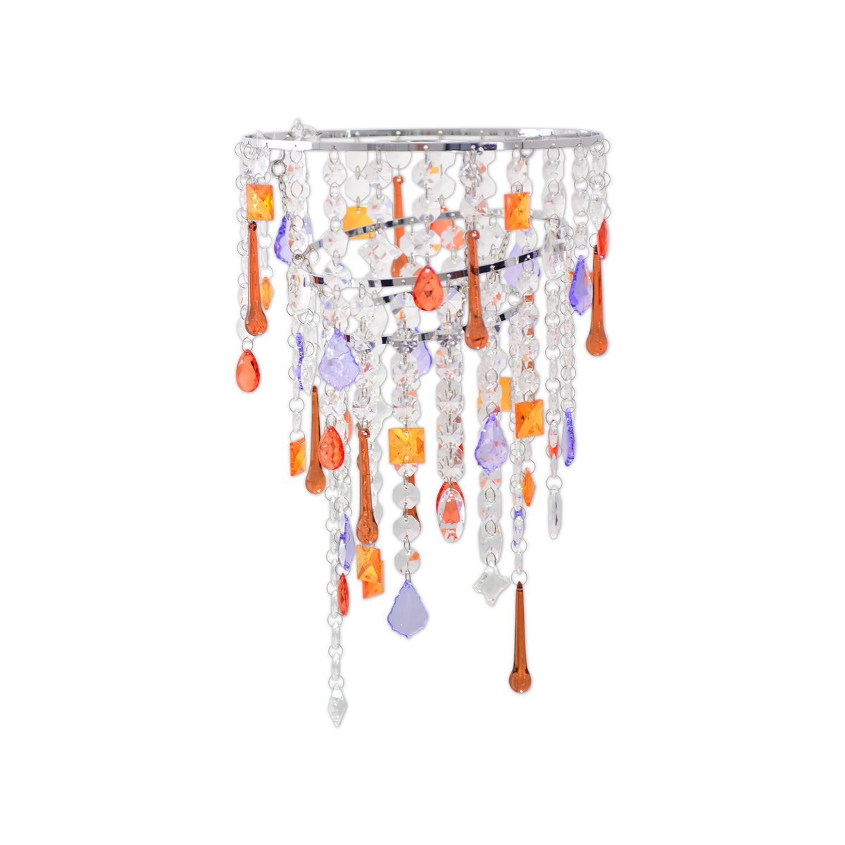 Decoratieve paraplu gekleurd "Lina"