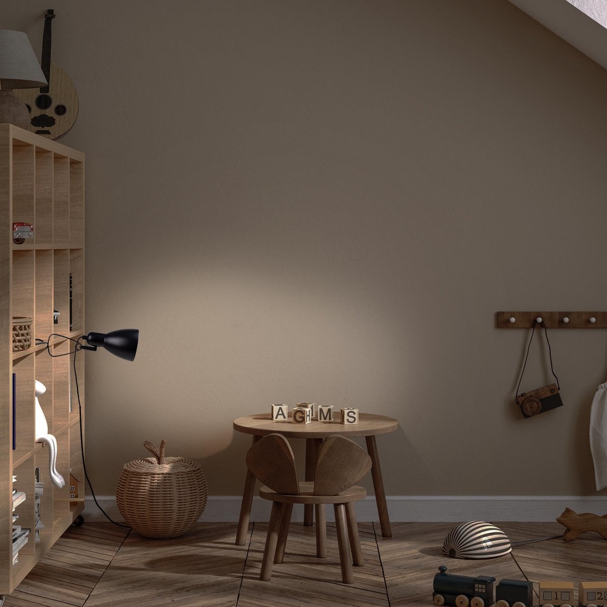 Klemtafels "Mara" Matt Schwarz voor E14 Max. 18 Watt, voor interieur, 28 cm hoog