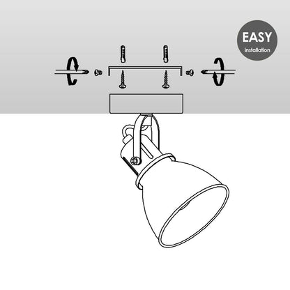 Home Sweet Home LED Wandspot Fama - incl. dimbare LED lamp - zwart