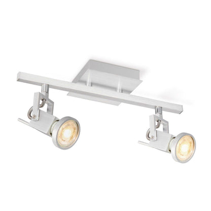 Home Sweet Home LED Opbouwspot Cali 2 - incl. dimbare LED lamp - staal