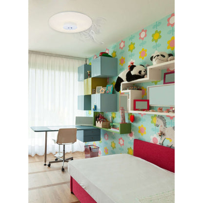 LED plafondlamp "Modena" d:40cm met rookmelder