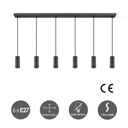 Home Sweet Home verlichtingspendel Pendel Xxl 120/9.5/137.5cm - Zwart Copy 1