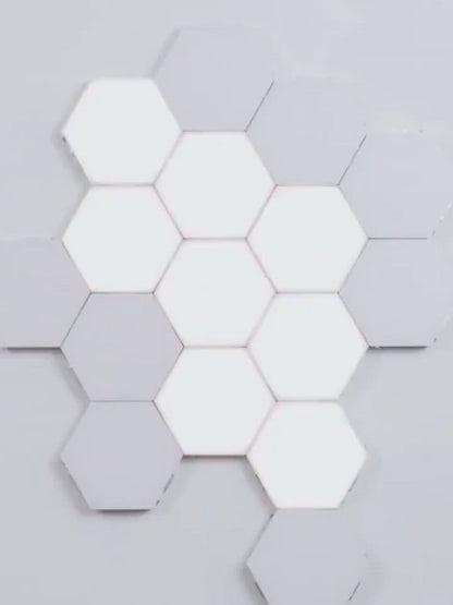 Modulaire Hexa Touch Led-wand