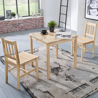 Eetkamertafel Landelijk Set 2 Stoelen