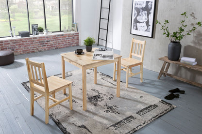 Eetkamertafel Landelijk Set 2 Stoelen