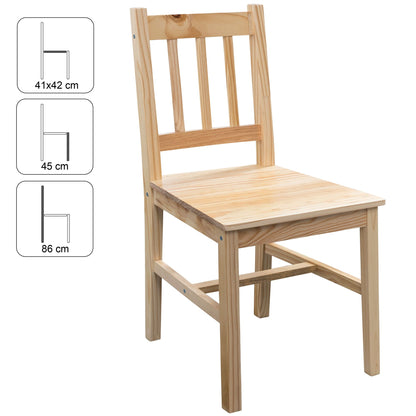 Eetkamertafel Landelijk Set 2 Stoelen