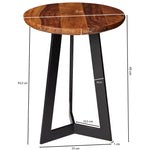 Massief houten tafel Tio lage bijzettafel