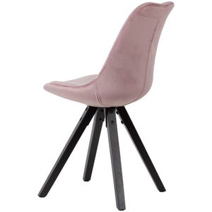 Velvet fluwelen eetkamerstoel (Set 2 Stuks)