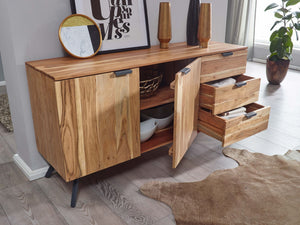 Dressoir kast Akazie: massief acaciahout