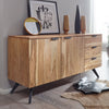 Dressoir kast Akazie: massief acaciahout