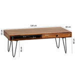 Bagli salontafel Bruin