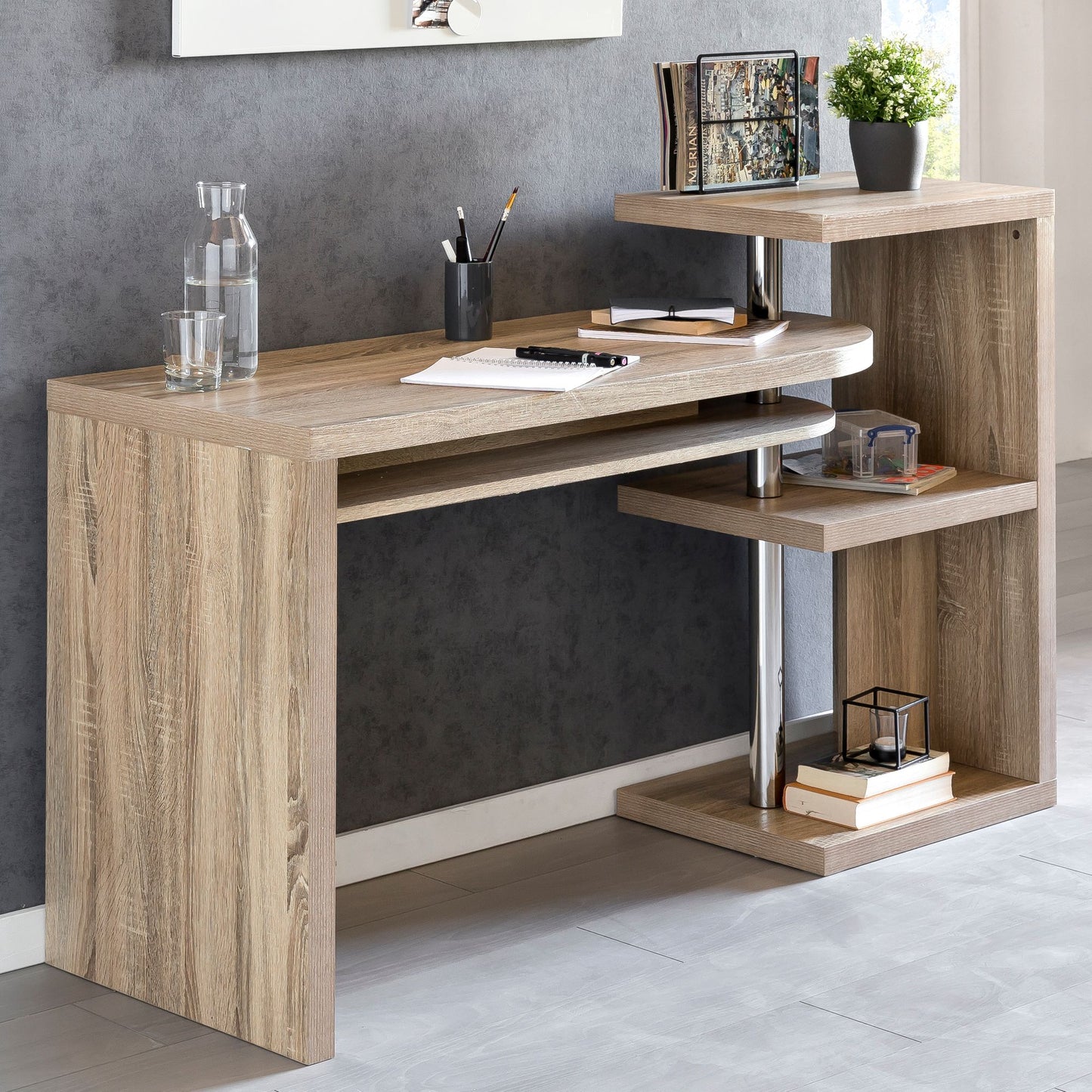 Larry draai bureau 145x50x94cm