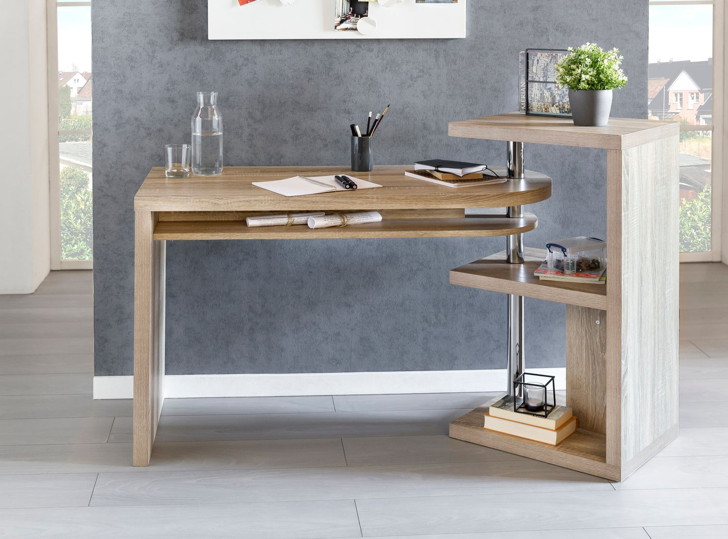Larry draai bureau 145x50x94cm